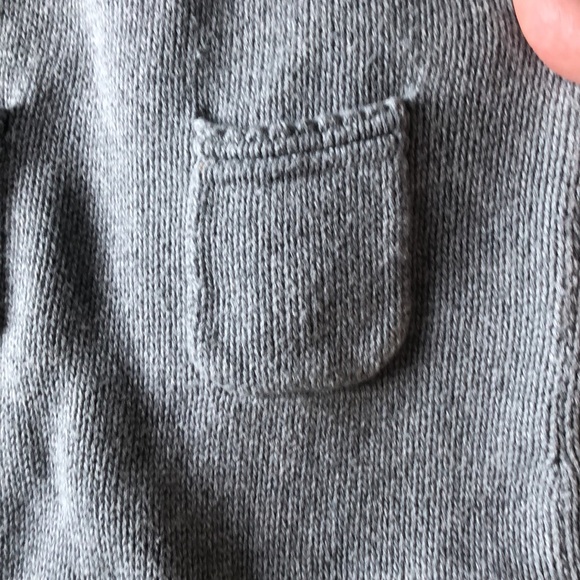 Hanna Andersson Organic Cotton Sweater Knit Overalls. Gray, Size 0-3 Months. EUC - Picture 7 of 13